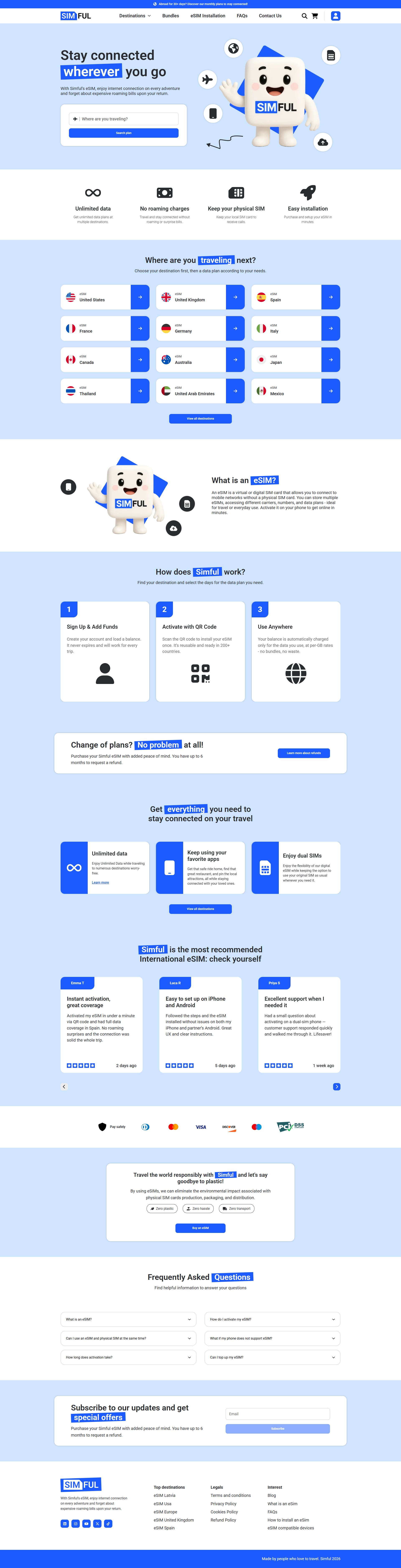 Simful.app, live site