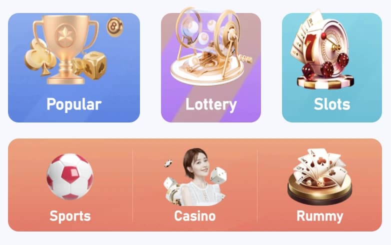 Pak Game Game Selection - Various Gaming Categories